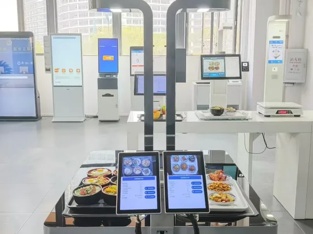AI图像识别智慧结算台实拍3